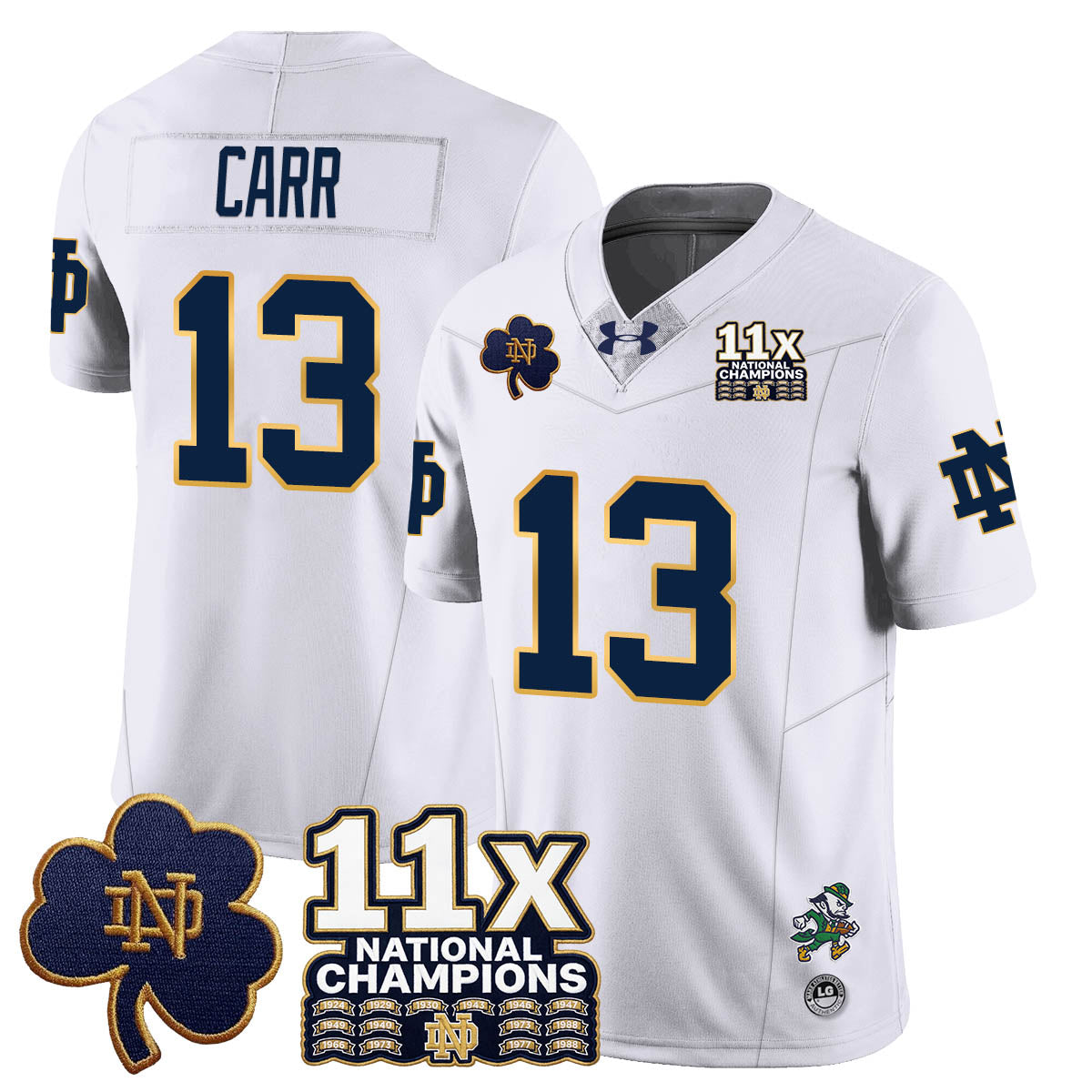ND 11x-Time National Champions Vapor Limited Jersey