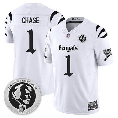 CIN Gothic Vapor Limited Jersey - John Madden Patch - All Stitched