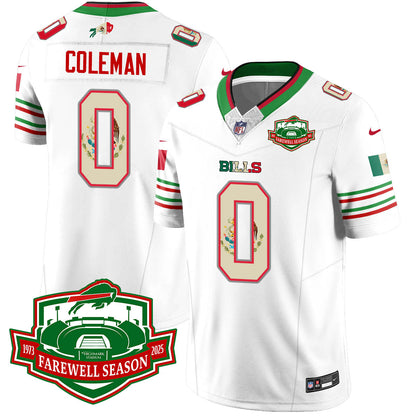 BUF Mexico Vapor Limited Jersey - All Stitched