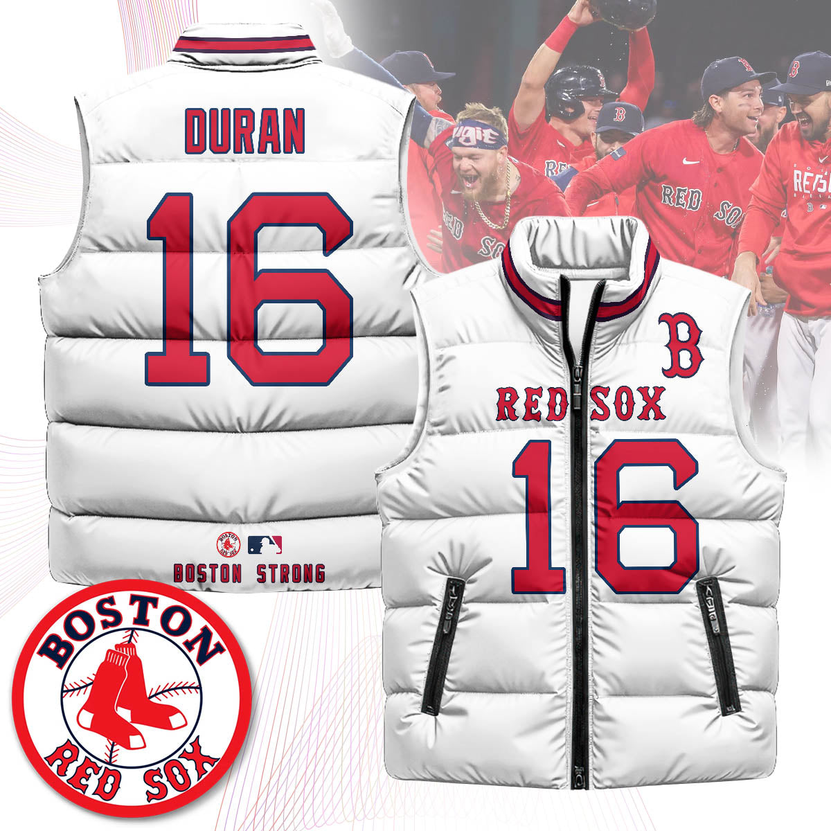 Boston Red Sox Unisex Puffer Vest