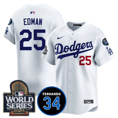 Dodgers Fernando Valenzuela Memorial Jersey - All Stitched