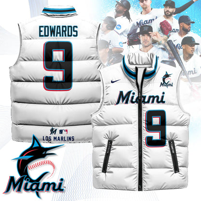 Miami Marlins Unisex Puffer Vest