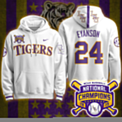 LSU Tigers 2025 World Series Champions Limited Hoodie - All Stitched