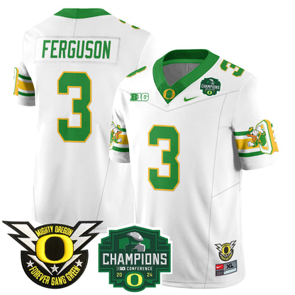 Oregon Ducks 2024 Big Ten Champions Jersey - All Stitched