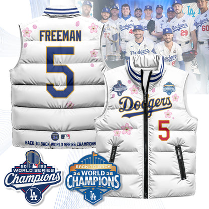 LAD Tokyo 2025 World Series Champions Puffer Vest