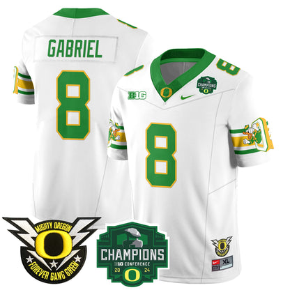 Oregon Ducks 2024 Big Ten Champions Jersey - All Stitched