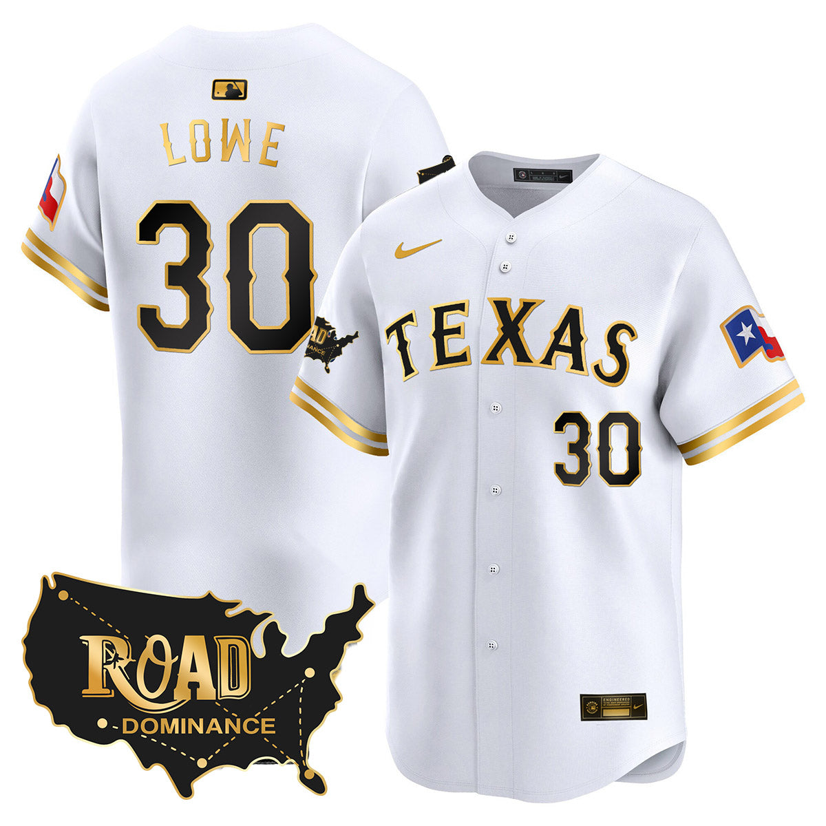 Rangers 2024 Limited Jersey TLA - Road Dominance - All Stitched