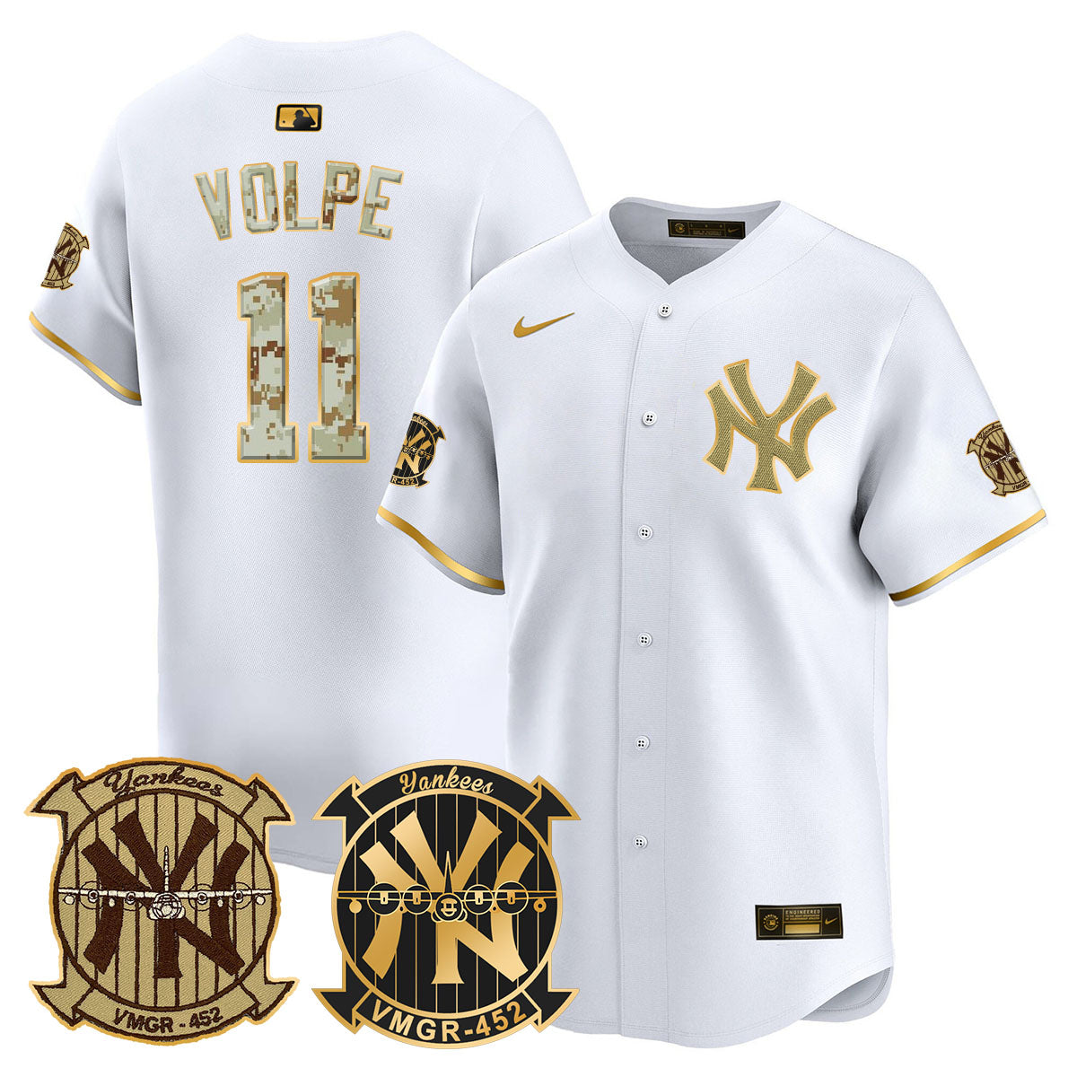 Yankees x USMC 2024 Vapor Premier Limited Jersey TLA - All Stitched