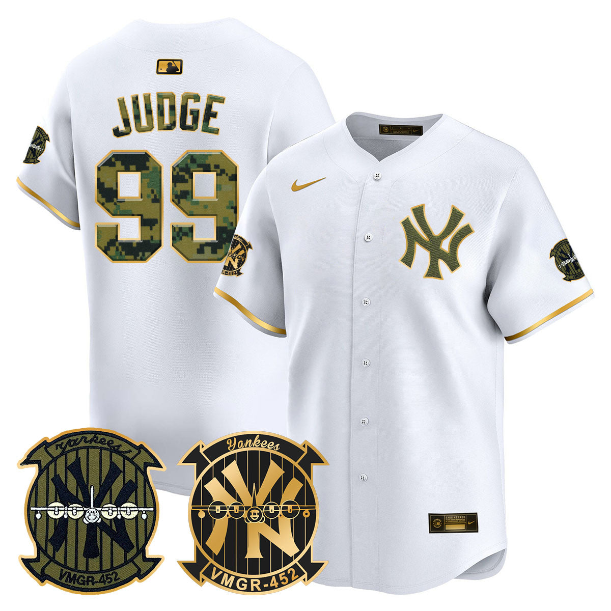 Yankees x USMC 2024 Vapor Premier Limited Jersey TLA - All Stitched