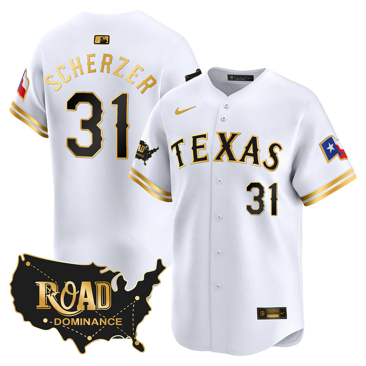 Rangers 2024 Limited Jersey TLA - Road Dominance - All Stitched