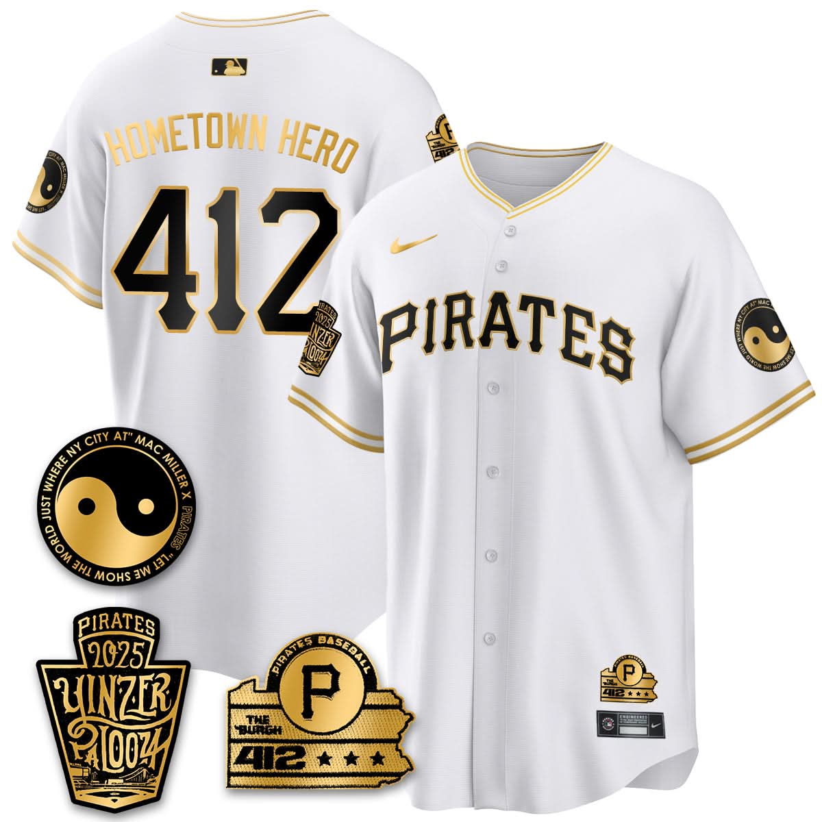 Pittsburgh Pirates Yinzerpalooza 2025 Limited Jersey - All Stitched