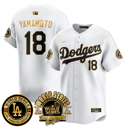 Los Angeles Dodgers World Series 2024 Jersey - All Stitched