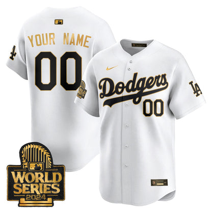 Los Angeles Dodgers World Series 2024 Custom Jersey - All Stitched