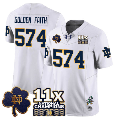 ND 11x-Time National Champions Vapor Limited Jersey