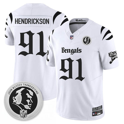 CIN Gothic Vapor Limited Jersey - John Madden Patch - All Stitched