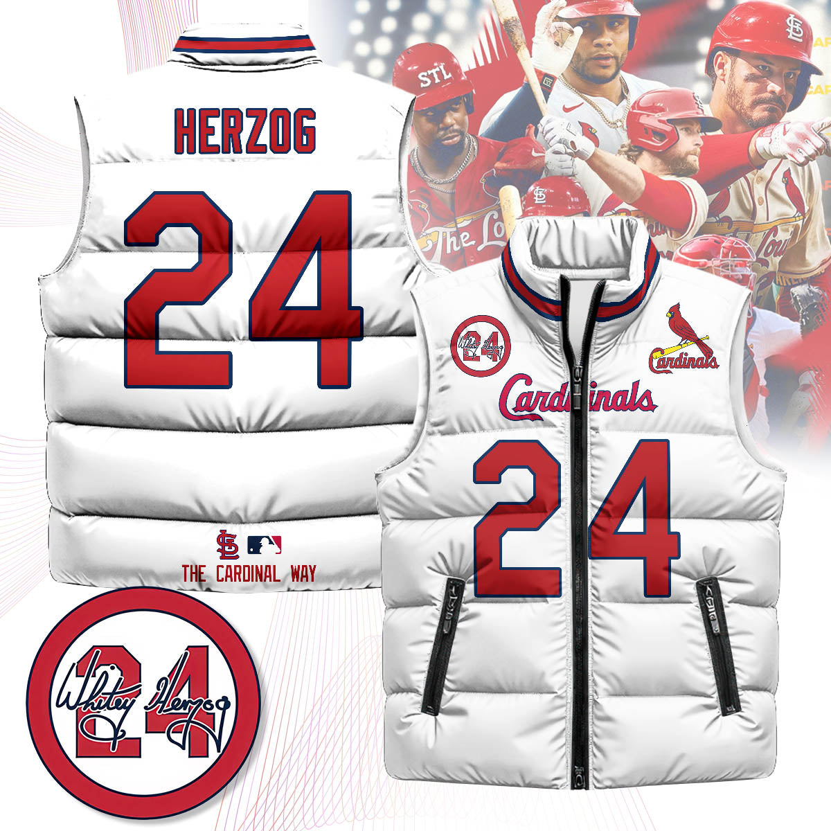 St. Louis Cardinals Unisex Puffer Vest