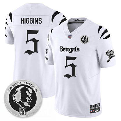 CIN Gothic Vapor Limited Jersey - John Madden Patch - All Stitched