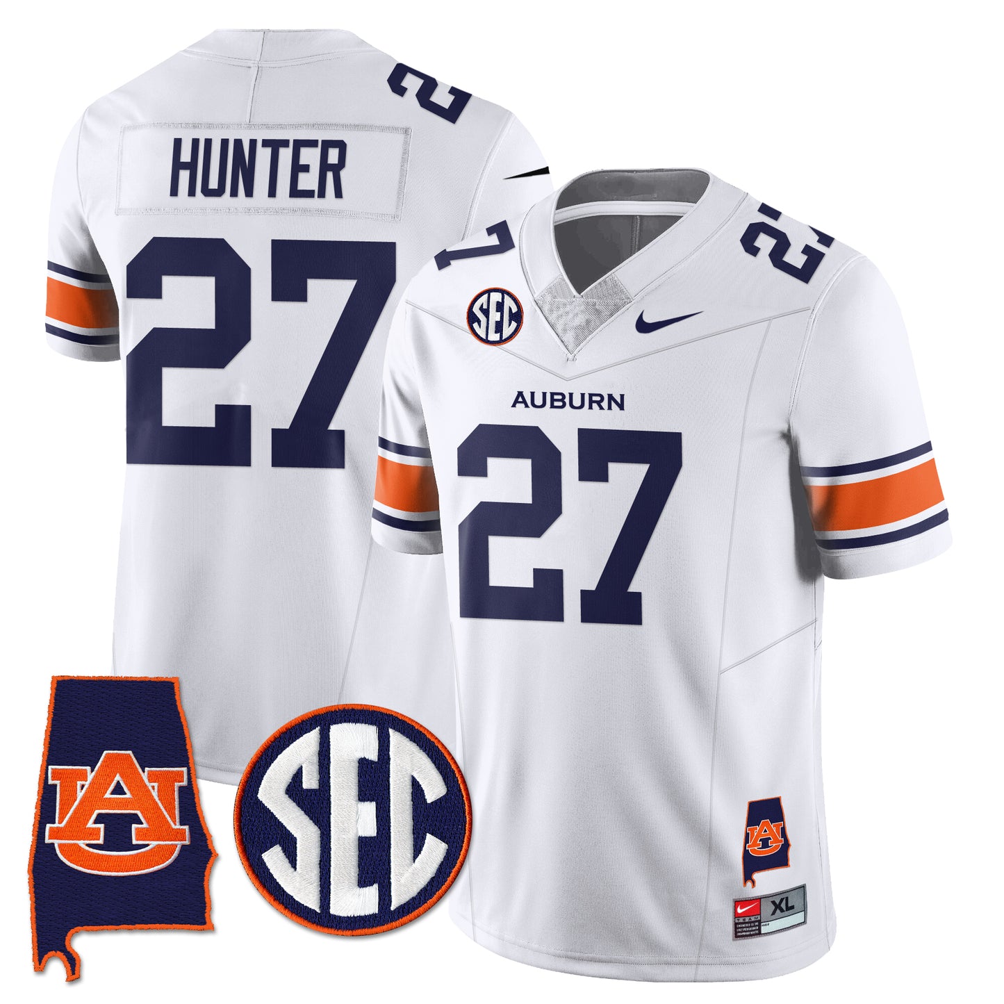 Auburn Tigers 2025 Alabama Patch Vapor Limited Jersey - All Stitched