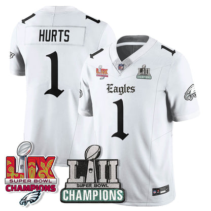 PHI 'Gothic Philly' LII-LIX Super Bowl Champions Vapor Limited Jersey - All Stitched