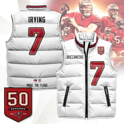Tampa Bay Buccaneers Unisex Puffer Vest