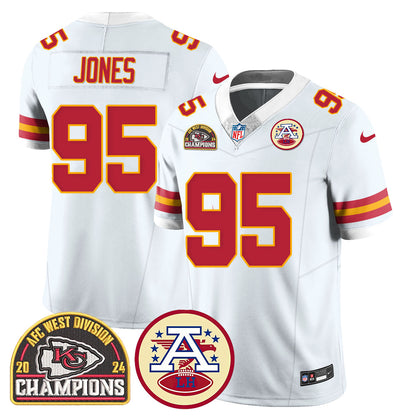 Chiefs 2024 AFC West Champs Jersey - All Stitched