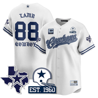 DAL Born x Raised Baseball Jersey - All Stitched