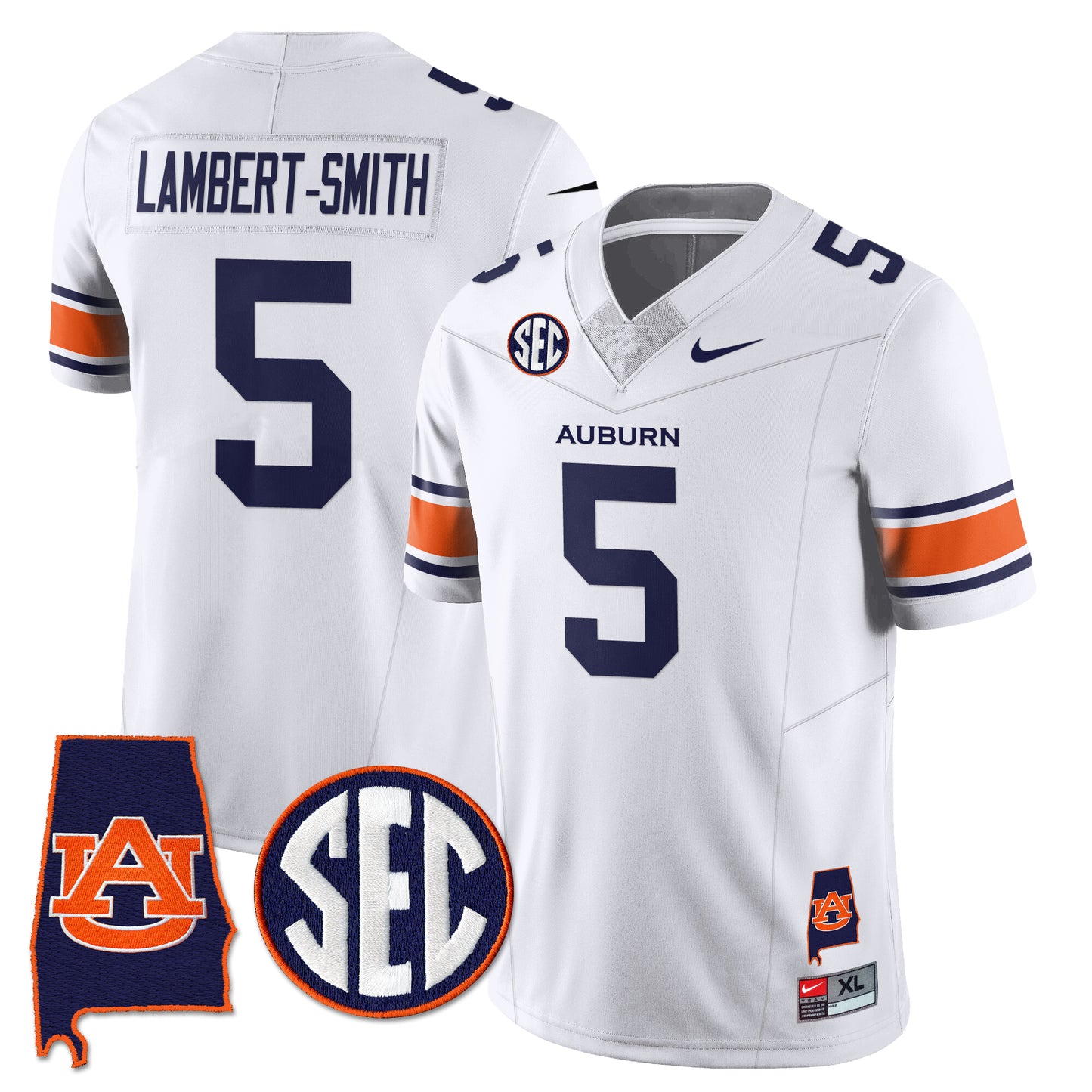 Auburn Tigers 2025 Alabama Patch Vapor Limited Jersey - All Stitched