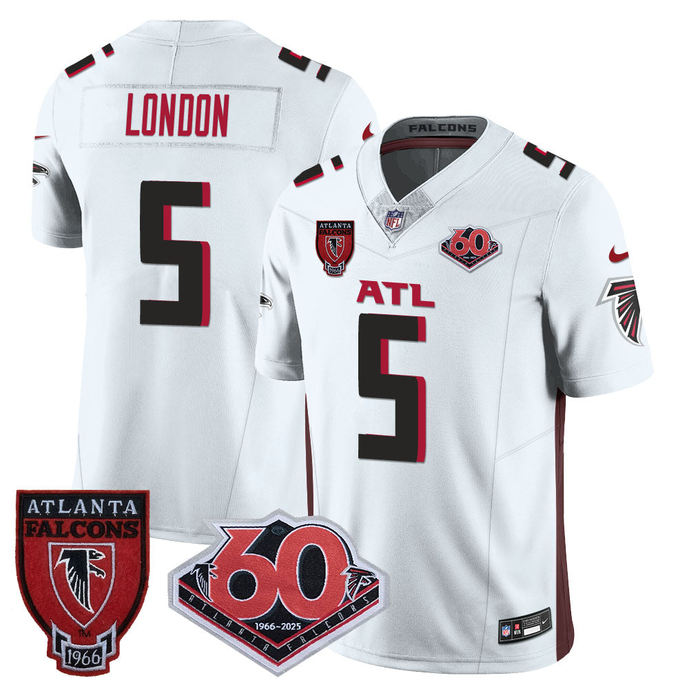 Atlanta Falcons 60th Season Vapor Limited Jersey - All Stitched