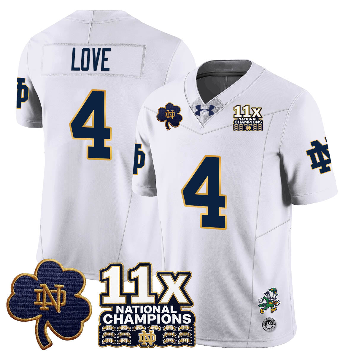 ND 11x-Time National Champions Vapor Limited Jersey