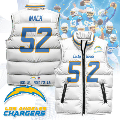 Los Angeles Chargers Unisex Puffer Vest