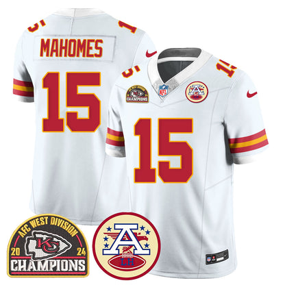 Chiefs 2024 AFC West Champs Jersey - All Stitched