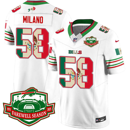 BUF Mexico Vapor Limited Jersey - All Stitched