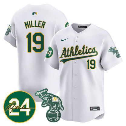 Oakland Athletics 2024 Ricky Henderson Memorial Jersey - All Stitched