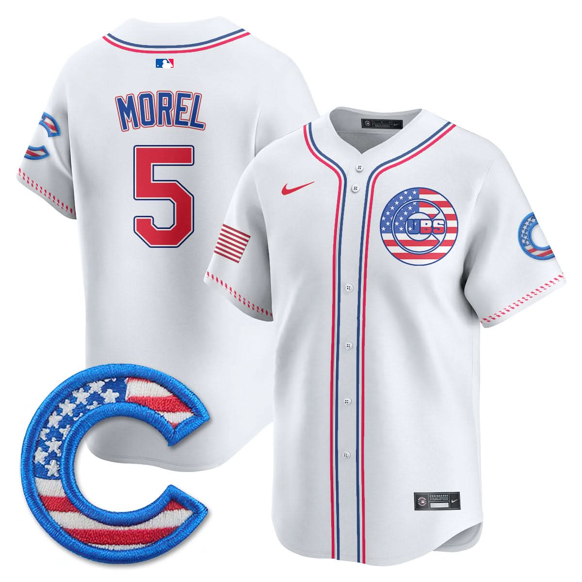 Chicago Cubs 2025 Fourth of July Jersey - All Stitched