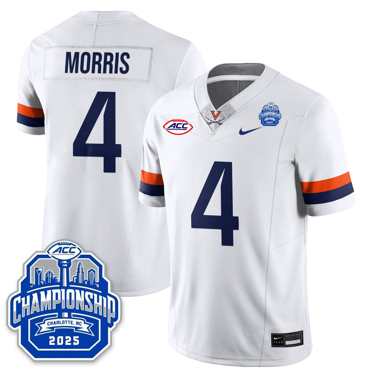 Virginia Football ACC Championship Vapor Limited Jersey