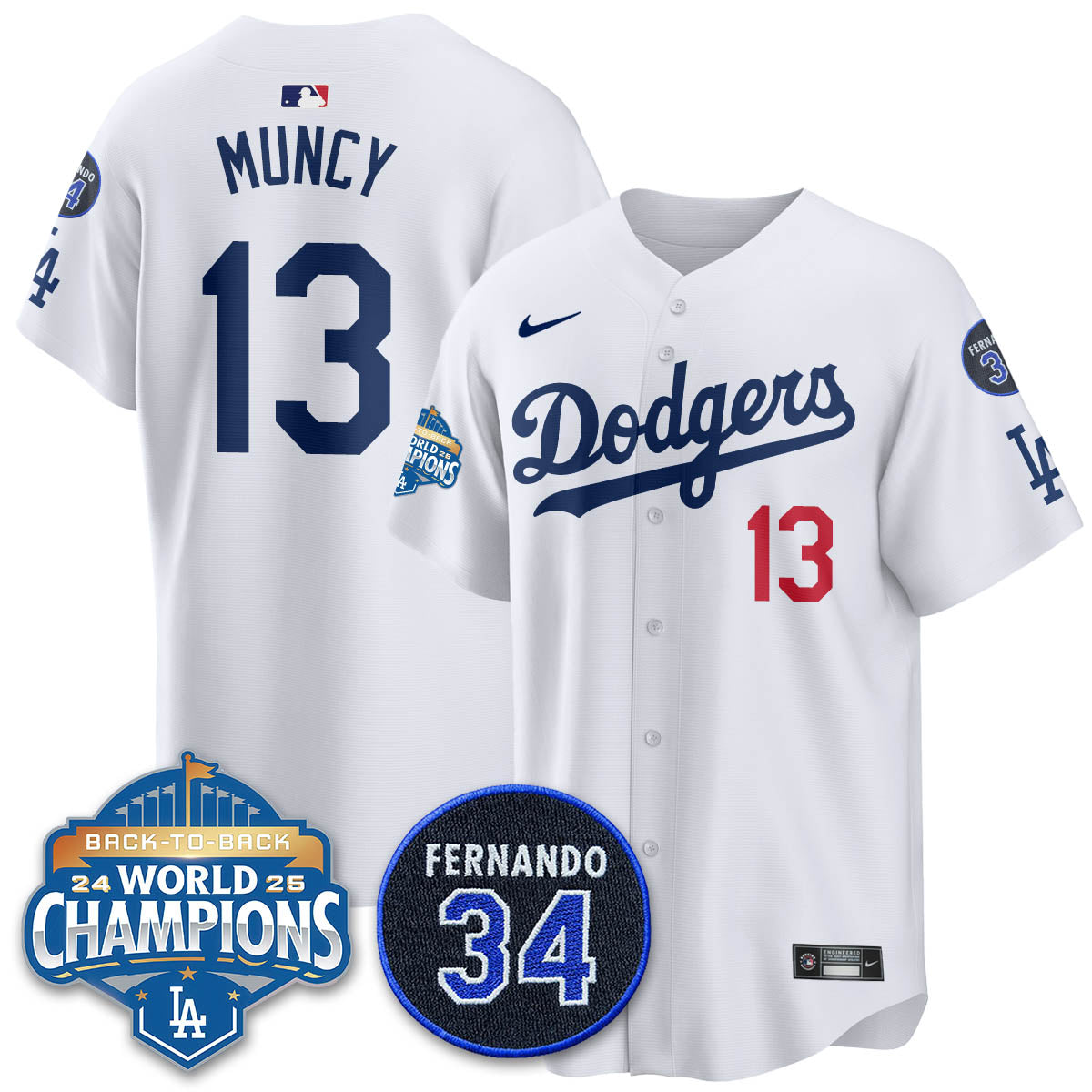 LAD 2025 Back To Back Champions Jersey - All Stitched