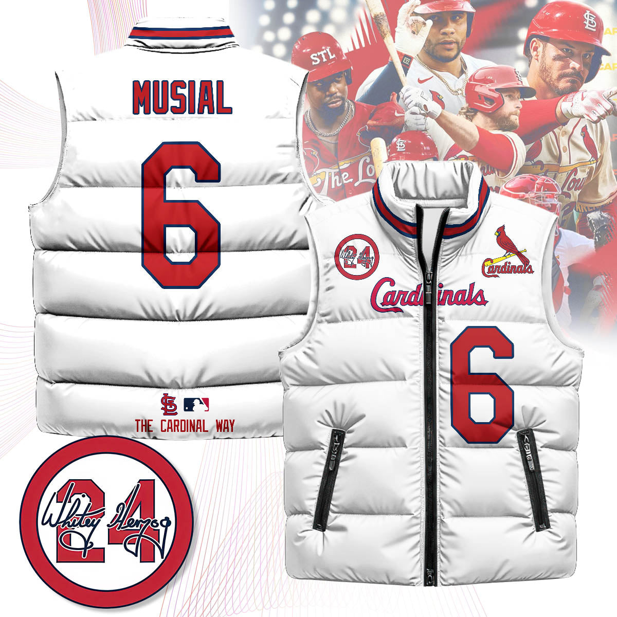St. Louis Cardinals Unisex Puffer Vest