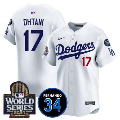 Dodgers Fernando Valenzuela Memorial Jersey - All Stitched