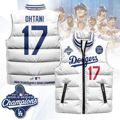 LAD 2025 World Series Champions Puffer Vest
