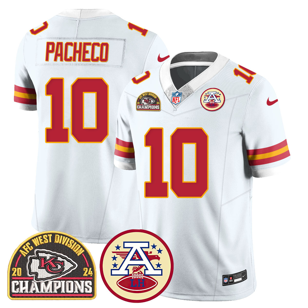 Chiefs 2024 AFC West Champs Jersey - All Stitched