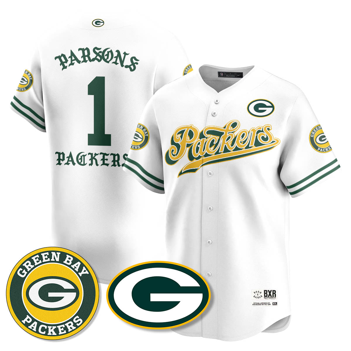 GB Born x Raised Baseball Jersey - All Stitched