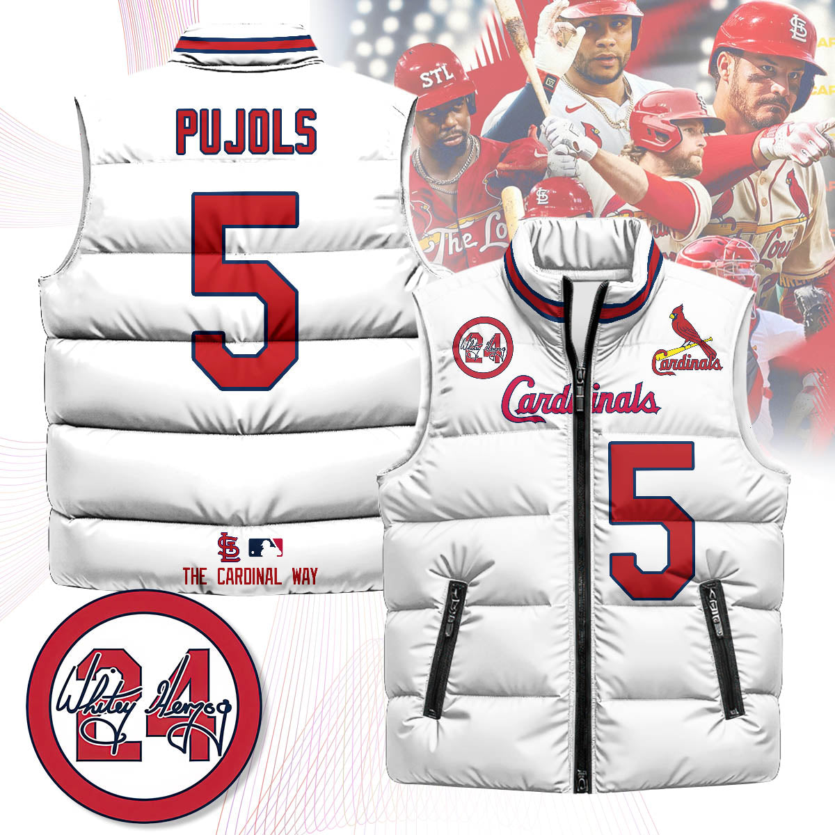 St. Louis Cardinals Unisex Puffer Vest