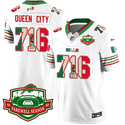 BUF Mexico Vapor Limited Jersey - All Stitched