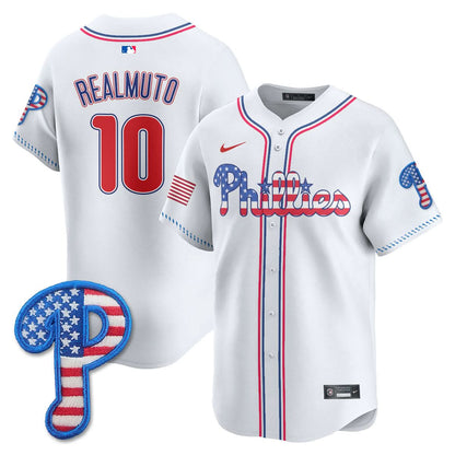 Philadelphia Phillies 2025 Fourth of July Jersey - All Stitched
