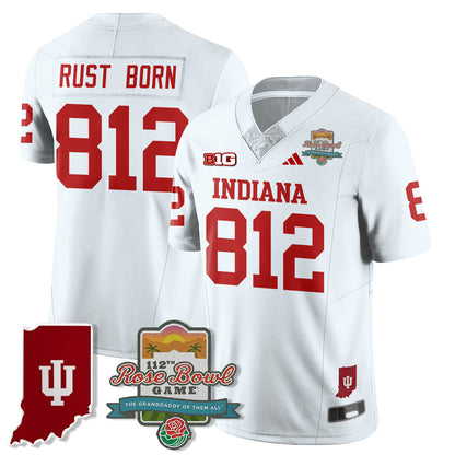 Indiana Hoosiers Vapor Limited Football Jersey - Rose Bowl 112th - All Stitched