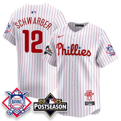 Philadelphia Phillies 2025 Postseason Jersey - All Stitched