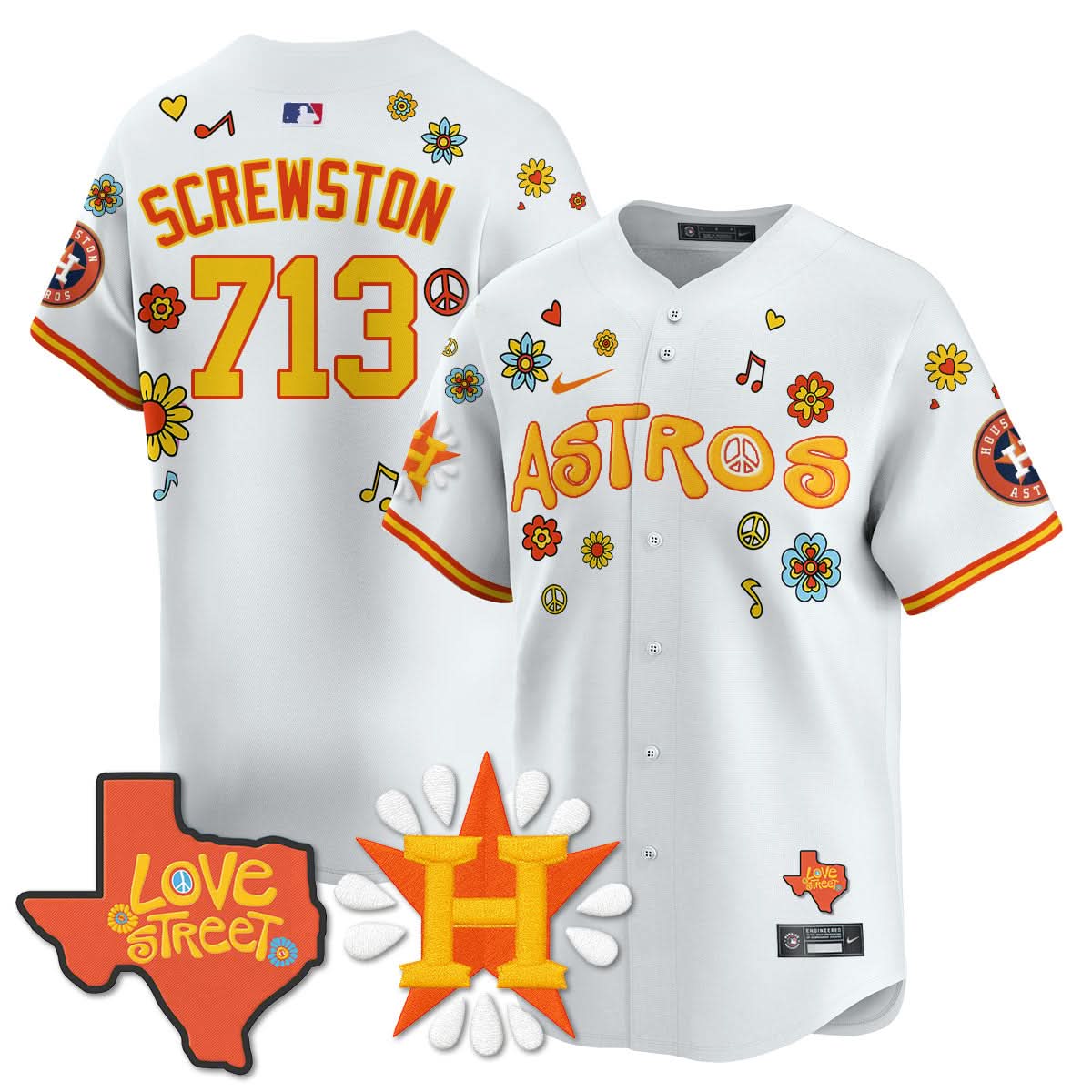Houston Astros "Love Street" Limited Jersey - Stitched