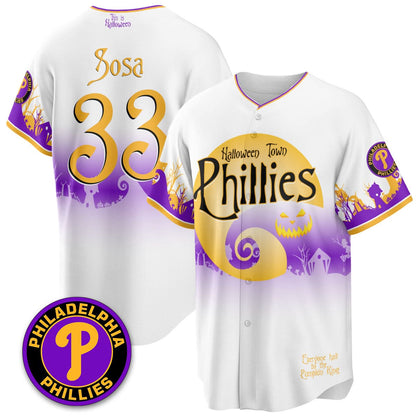 Philadelphia Phillies "Halloween Town" Limited Jersey - Stitched