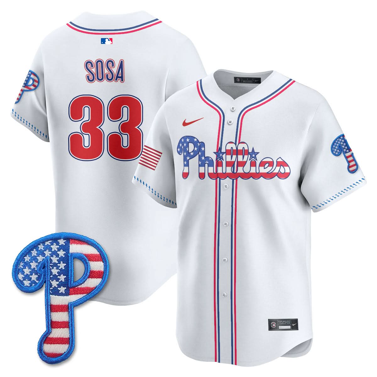Philadelphia Phillies 2025 Fourth of July Jersey - All Stitched