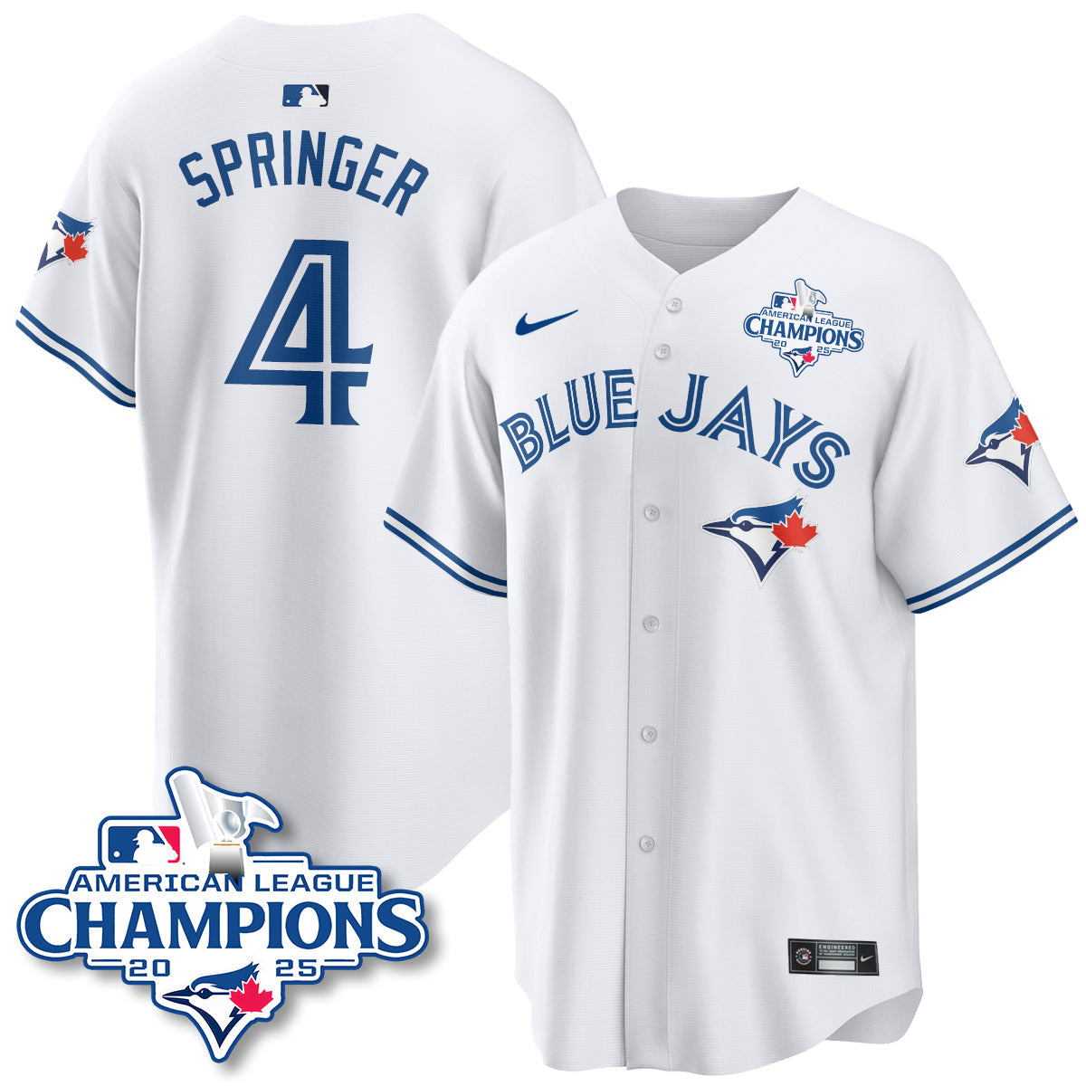 TOR 2025 American League Champions Jersey - All Stitched